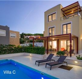 Selection of Beachfront Villas with Pools and Sea Views on Ciovo island near Trogir, Sleeps 8 - 12